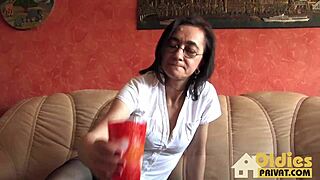 lesbian neighbor teases with intimate toy play