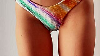 yo after trying on that bikini step sis helps bro jerk off right into her panties 💦😏