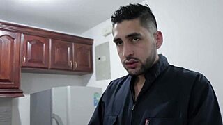 cuckold watches plumber's huge cock seduce and double penetrate his colombian wife michelchica fermaxwellx