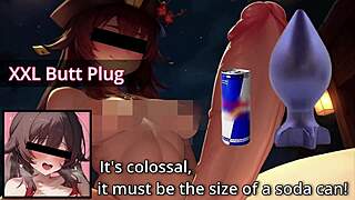 hu tao attempts a futa censor femdom joi roleplay to save you