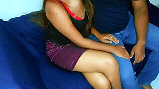 little indian bhabhi sneaks to movie theater for wild hard fuck with stranger's monster cock