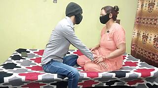 oh my pakistani bhabhi gets fucked so hard on her bed with hindi moans