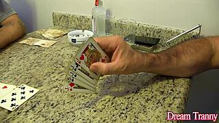 Watch tgirl carol penelope suck one cock hard while taking another deep in her ass!