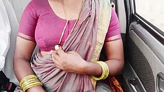 Big Boobs Maid Gets Wet Pussy Fucked in Car with Dirty Talk