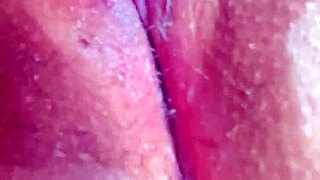 mmm pushing my fingers deep into this wet vagina close-up feels so damn good