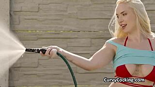 i cant resist my busty bikini gfs tits after car wash