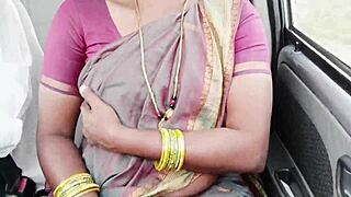 Big Boobs Maid Gets Wet Pussy Fucked in Car with Dirty Talk