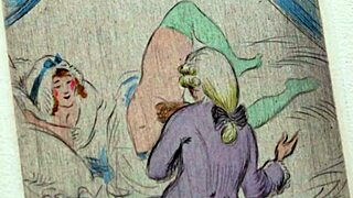 Vintage erotic art captures timeless sensual beauty in retro style