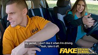 i cum hard from miriams pov blowjob in driving school car