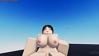 Kitty Strips Clothes Off in Roblox, Fingers Pussy Wildly to Orgasm?
