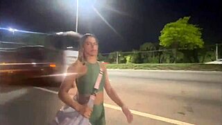 watch this cute brazilian wife flash and fuck old friend while hubby watches humiliated