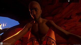 yo check out this curvy milf serenia slutting it up with nero's huge bbc by the fire 🔥🍑