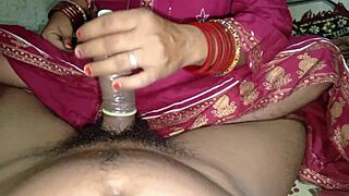 hot indian desi step-brother-in-law pounds sister-in-law's tight pussy in homemade bedroom fuck fest!