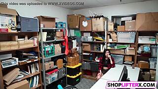 two massive cocks caught me at work now i suck them deep in the office like a punished shoplifter