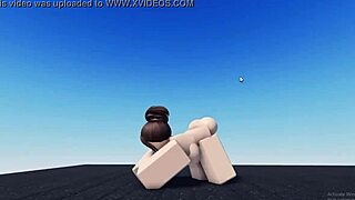 Kitty Strips Clothes Off in Roblox, Fingers Pussy Wildly to Orgasm?