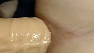 girl straps on and pounds guys tight asshole deep