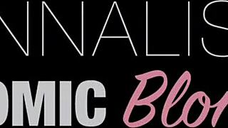 Blonde Cosplay Masturbates Dildo Deep for Boyfriend - Accidentally Posts Online!