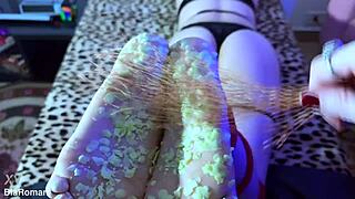 i finally tickled her bare soles in my wildest dream