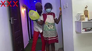 dorm ebony student sucks big cock before meals wild doggystyle creampie