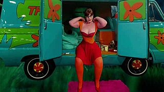 Granny Velma Dinkley Fingered Hardcore Cosplay No Mystery