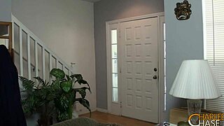 charlee chase's cougar pussy throbs as she fucks plumber's monster cock deepthroating to kitchen facial bliss