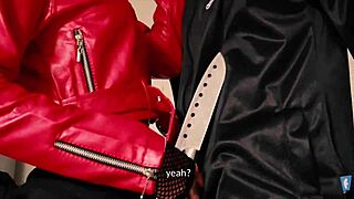 dangerous puta threatens guy with knife then rides him rough doggystyle with spanking and cumshot