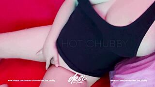 busty indian aunty rubs her hairy pussy hard