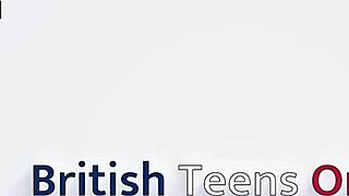 British milf and teen at college party wanna feel tongues on juicy pussies now?