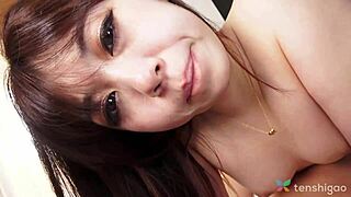 Megumi Shinozaki sucks hard dick then fucks wildly