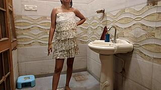 desi indian stepdad punishes smoking 18+ stepdaughter with rough outdoor fuck