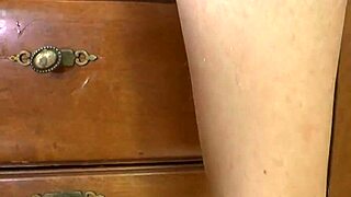 Stunning BABE with HAIRY ARMPITS seduces in kitchen