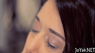 Elegant teen delivers softcore sensual display