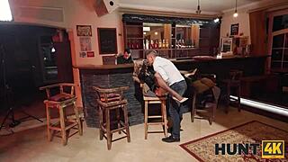 hunt4k. husband watches pickup wife fucked in stockings by old stud