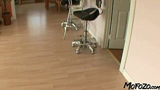 young redhead sucks daddy's cock deep then takes sloppy cumshot in mouth