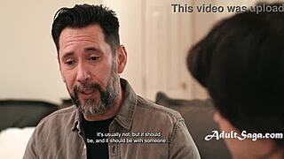 family tricks blindfolded stepmom dana vespoli into popping stepson's cherry