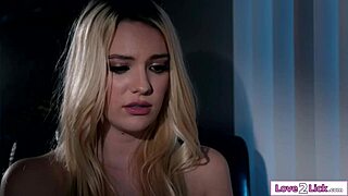 Cheated Lesbian Wife Strips Licks Petite Brunette Pussy Hungrily