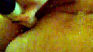 mzslippery fingers her fat shaved bbw pussy in the mirror