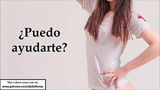 angry spanish doctor joi makes you jerk off as her femdom patient slave in hospital