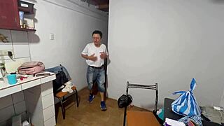 shy big tit 18yo gets wet from stepdad as stepsis whore joins taboo threesome