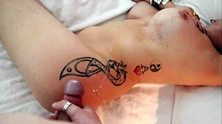 Cum Explodes All Over Cock In Hot Masturbation Blast!