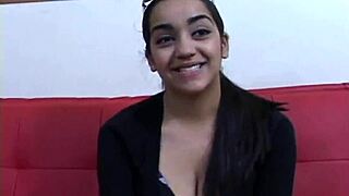 First Time Amateur Slut Sucks Monster Cock Bent Over!