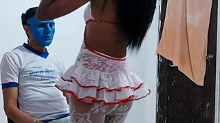 this 22-year-old effeminate dude just watches me shake my horny latina milf ass dancing like a total whore