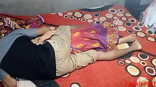 red saree bengali wife bends over for hardcore doggystyle pounding