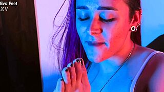 i know how weak you get from my sweaty socks on these sexy latina feet