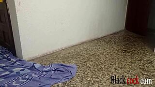 back-to-back bangs with this thick ebony neighbor's juicy tits bouncing wild 🖤🍑