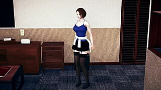 jill valentine cosplay sucks monster cock deep anal ride