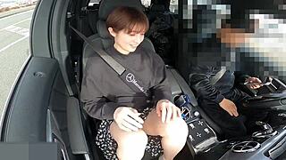 Why just watch when uncensored 19yo Japanese beauty masturbates in car blows and fucks outside cosplay?