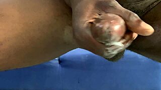 ice cream drips from my thick natural cock begging for your mouth