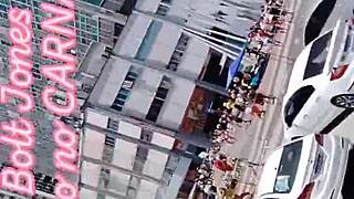 Rio Carnaval Blonde Latina's Tight Ass Fucked Raw by Pornstar