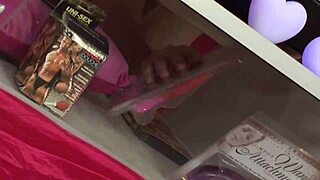 cori bends over gets rough fucked in sex shop 🛒🍆